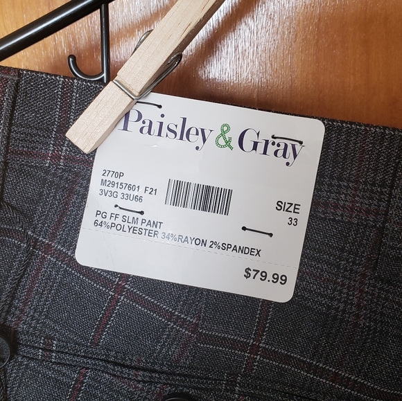 Paisley&Gray Slim Fit Dress Pants - Picture 3 of 3